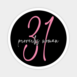 Proverbs Thirty One Woman Script Magnet